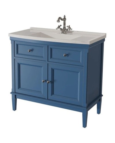 Тумба синий матовый 89,2 см Caprigo Jardin 10413-B036