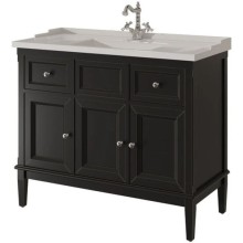 Тумба черный матовый 98 см Caprigo Jardin 10414A-B032