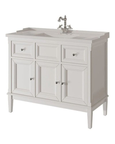 Тумба белый матовый 98 см Caprigo Jardin 10414A-B031G