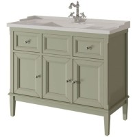 Тумба фисташковый матовый 98 см Caprigo Jardin 10414A-B059