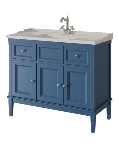 Тумба синий матовый 98 см Caprigo Jardin 10414A-B036