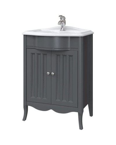 Тумба графит матовый 59 см Caprigo Marsel 33810-TP810