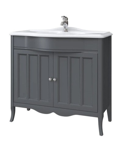 Тумба графит матовый 89 см Caprigo Marsel 33813-TP810