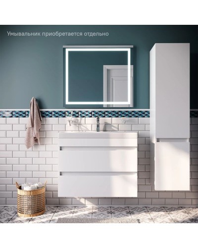 Тумба белый матовый 78,8 см IDDIS Zodiac ZOD8CB0i95