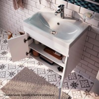 Тумба белый матовый 59,2 см IDDIS Zodiac ZOD6CD0i95