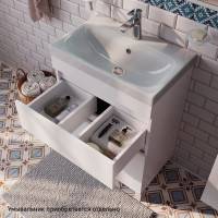 Тумба белый матовый 59,2 см IDDIS Zodiac ZOD6CBFi95