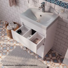 Тумба белый матовый 49,4 см IDDIS Zodiac ZOD5CBFi95