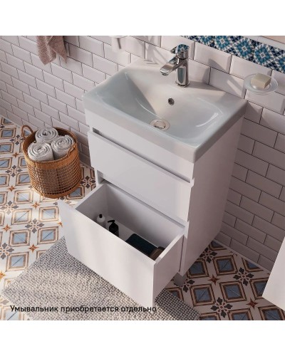 Тумба белый матовый 49,4 см IDDIS Zodiac ZOD5CBFi95