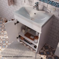 Тумба белый матовый 59,2 см IDDIS Zodiac ZOD6CDFi95