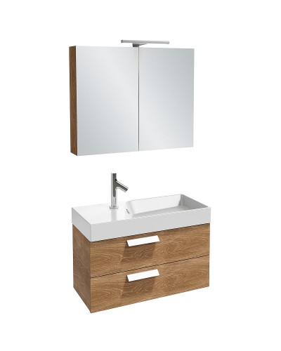 Тумба под раковину Jacob Delafon Rythmik 80 EB1302-E70 подвесная Арлингтонский дуб