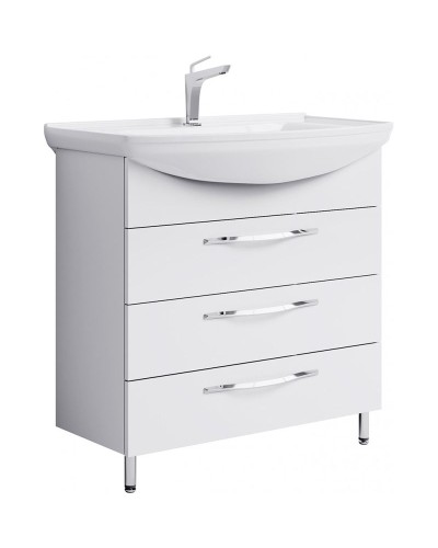 Тумба под раковину Aqwella Аллегро 75 Agr.01.07/3 Белая
