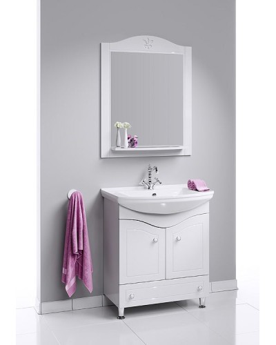 Тумба под раковину Aqwella Франческа 75 FR0107 Белая