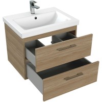 Тумба орех 58,5 см Cersanit Lara 64134