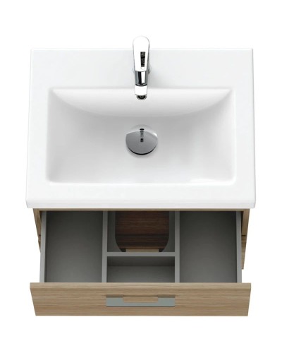 Тумба орех 58,5 см Cersanit Lara 64134