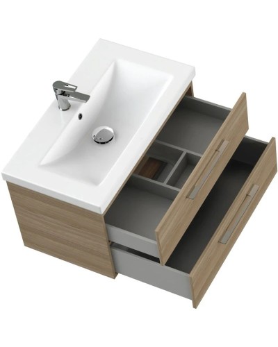 Тумба орех 77,6 см Cersanit Lara 64138