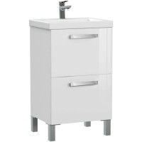 Тумба белый глянец 47,6 см Cersanit Melar 64127