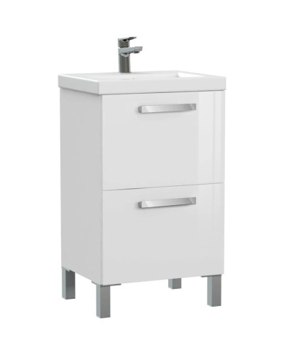 Тумба белый глянец 47,6 см Cersanit Melar 64127