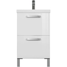 Тумба белый глянец 47,6 см Cersanit Melar 64127