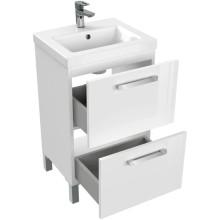 Тумба белый глянец 47,6 см Cersanit Melar 64127