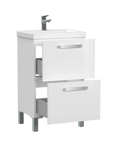 Тумба белый глянец 47,6 см Cersanit Melar 64127