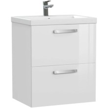 Тумба белый глянец 58,5 см Cersanit Melar 64128