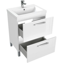 Тумба белый глянец 58,5 см Cersanit Melar 64128