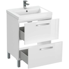 Тумба белый глянец 58,5 см Cersanit Melar 64128