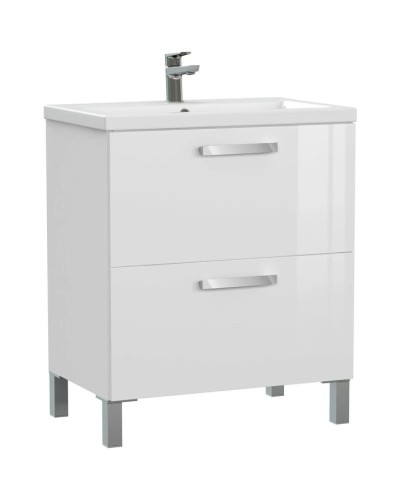 Тумба белый глянец 67,6 см Cersanit Melar 64129