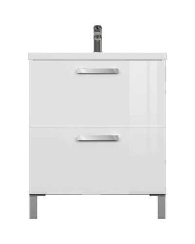 Тумба белый глянец 67,6 см Cersanit Melar 64129