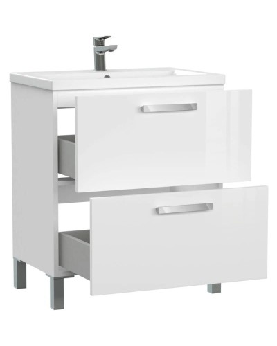 Тумба белый глянец 67,6 см Cersanit Melar 64129