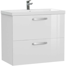 Тумба белый глянец 77,6 см Cersanit Melar 64130