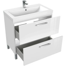 Тумба белый глянец 77,6 см Cersanit Melar 64130