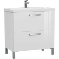 Тумба белый глянец 77,6 см Cersanit Melar 64130