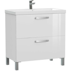 Тумба белый глянец 77,6 см Cersanit Melar 64130