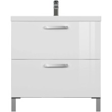 Тумба белый глянец 77,6 см Cersanit Melar 64130