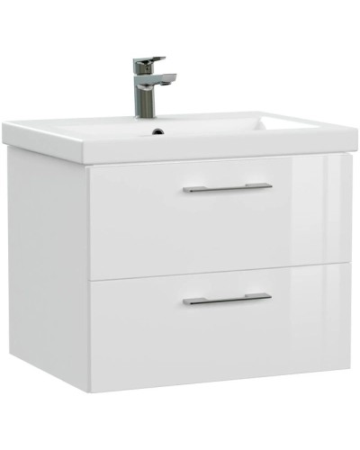 Тумба белый глянец 58,5 см Cersanit Lara 64133