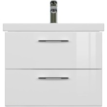 Тумба белый глянец 58,5 см Cersanit Lara 64133