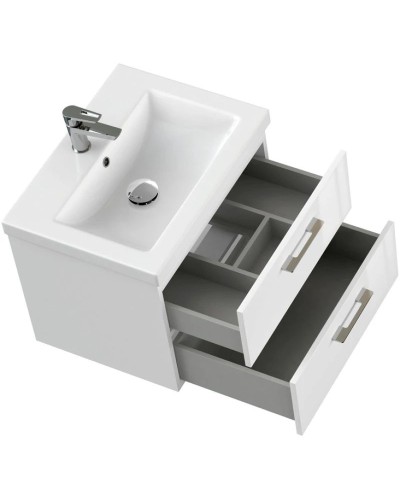 Тумба белый глянец 58,5 см Cersanit Lara 64133