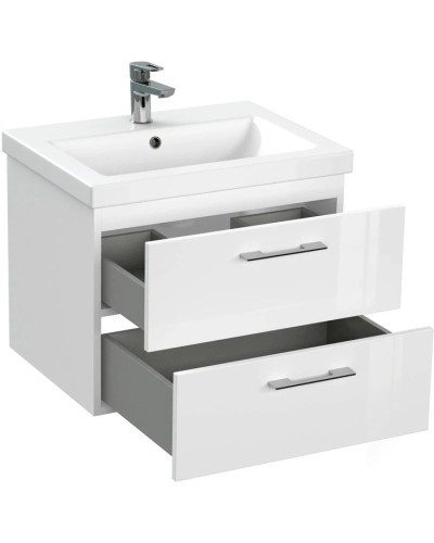 Тумба белый глянец 58,5 см Cersanit Lara 64133