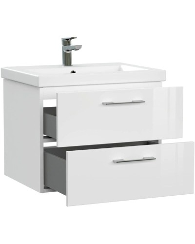 Тумба белый глянец 58,5 см Cersanit Lara 64133