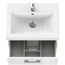 Тумба белый глянец 58,5 см Cersanit Lara 64133