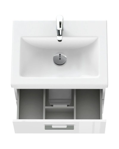 Тумба белый глянец 58,5 см Cersanit Lara 64133