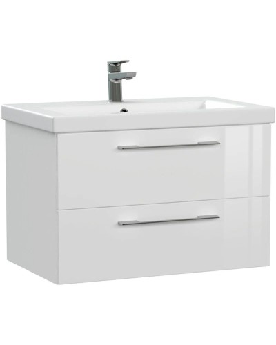 Тумба белый глянец 67,6 см Cersanit Lara 64135