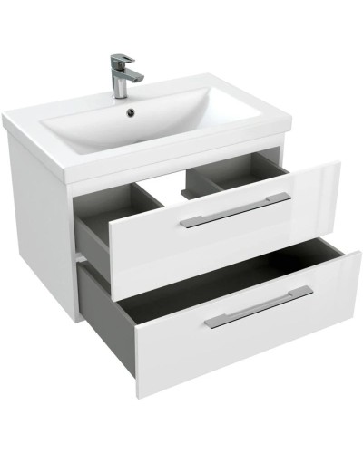 Тумба белый глянец 67,6 см Cersanit Lara 64135