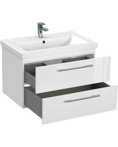 Тумба белый глянец 67,6 см Cersanit Lara 64135