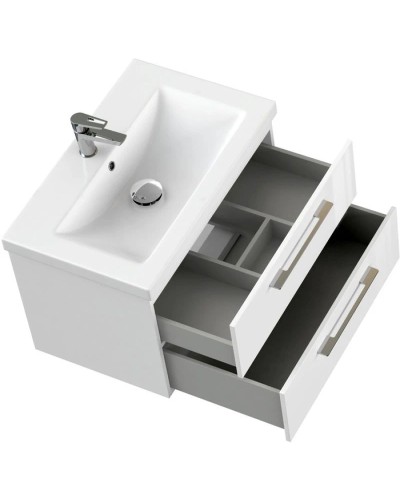 Тумба белый глянец 67,6 см Cersanit Lara 64135