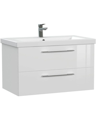 Тумба белый глянец 77,6 см Cersanit Lara 64137