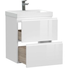 Тумба белый глянец 47,6 см Cersanit Moduo 64139