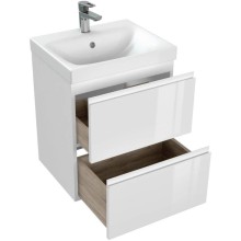 Тумба белый глянец 47,6 см Cersanit Moduo 64139