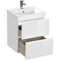 Тумба белый глянец 47,6 см Cersanit Moduo 64139